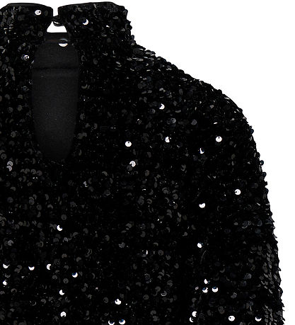 Kids Only Kjóll - KogConfidencels Sequins - Svart