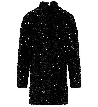 Kids Only Kjóll - KogConfidencels Sequins - Svart