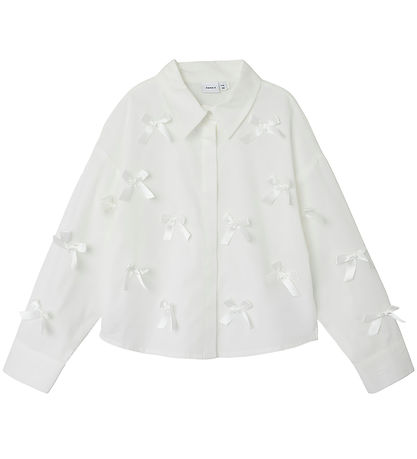 Name It Shirt - NkfOlara - Bright White/Bow