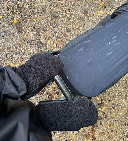 KongWalther Pram Gloves - Østerbro - Black Teddy