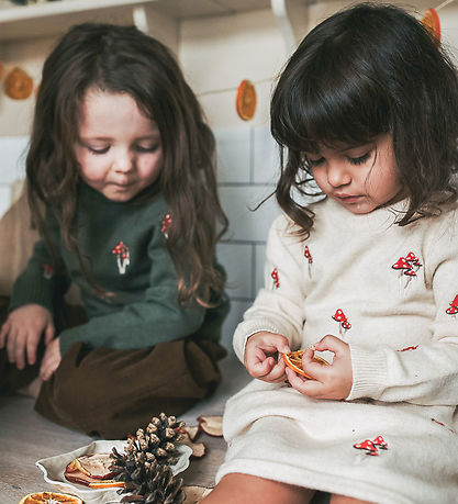 Fliink Dress - Knitted - Benna Mushroom - Sandshell