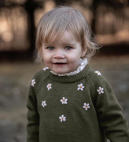 Fliink Kleid - Strick - Daisy Handbestickt - Käfer