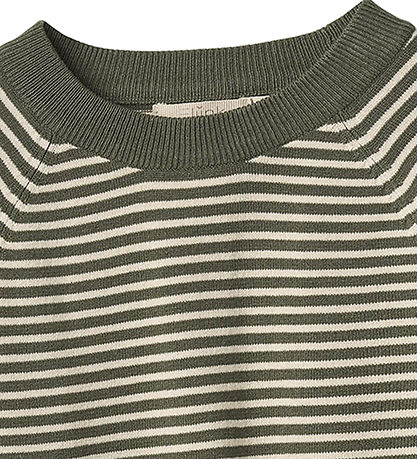Fliink Blouse - Knitted - Favo - Beetle Stripe