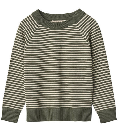 Fliink Blouse - Knitted - Favo - Beetle Stripe