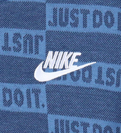Nike Stuttermabolur - Midnight Dökkblátt