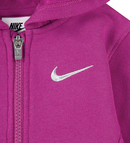 Nike Set - Cardigan/Leggings - Hett Fuchsia