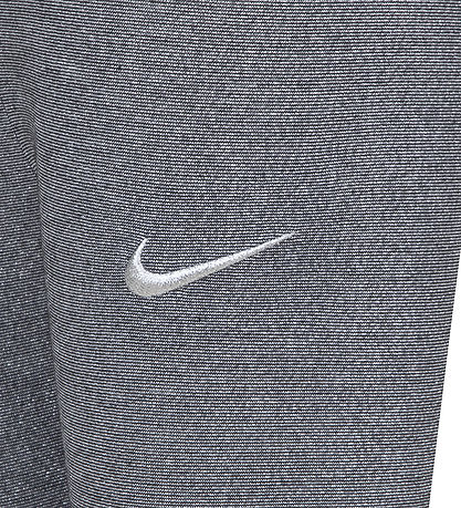 Nike Leggings - Glanz - Schwarz/Silber