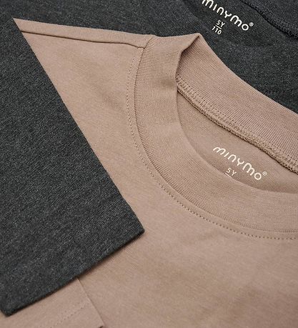 Minymo Blusen - 2er-Pack - Fossil
