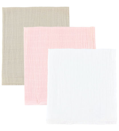 Pippi Hydrofiele Doek - 3-pack - 65x65 cm - Gesluierd Rose
