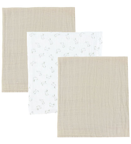 Pippi Muslin Cloths - 3-Pack - 65x65 cm - Peyote