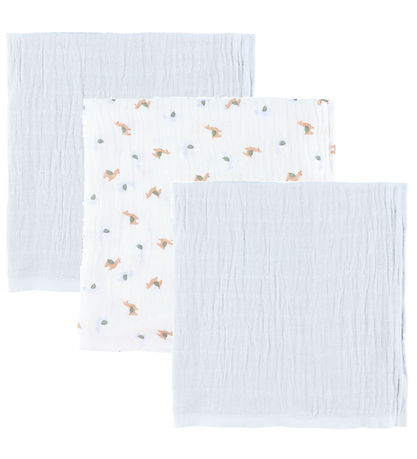 Pippe Muslin Cloths - 3-Pack - 65x65 cm - Metal Mint