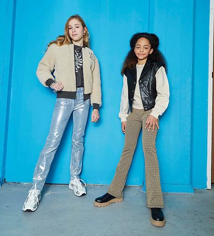 Indisk Blue Jeans Fleecejacka - Sandshell