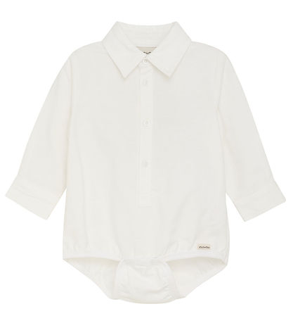 Minymo Shirt Bodysuit L/æ - White