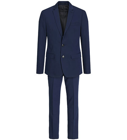 Jack & Jones Jakkaföt - Noos - JprSolar - Miðalda Blue