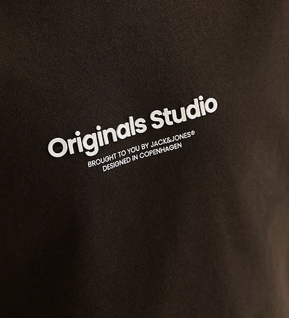 Jack & Jones Stuttermabolur - JorVesterbro - Chocolate Torte/Loo