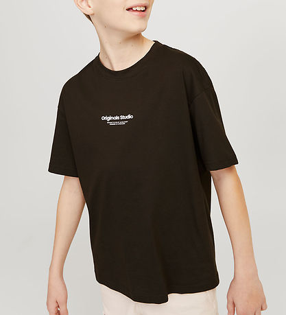 Jack & Jones Stuttermabolur - JorVesterbro - Chocolate Torte/Loo