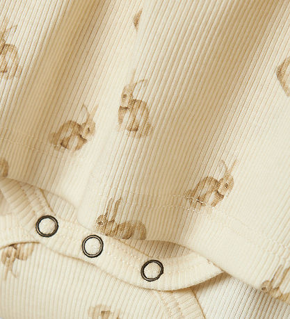 Lil Atelier Romper L/æ - NbfLavo - Tortelduif/Rabbit