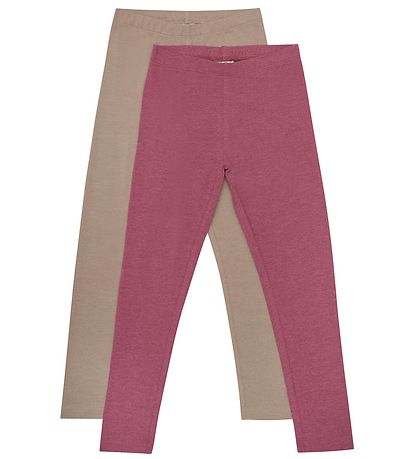 Minymo Leggings - 2er-Pack - Apple Butter