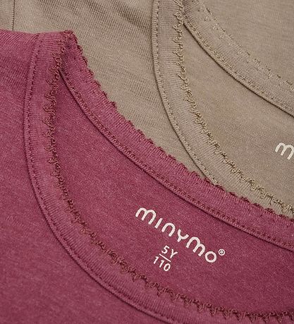 Minymo Blusen - 2er-Pack - Apple Butter