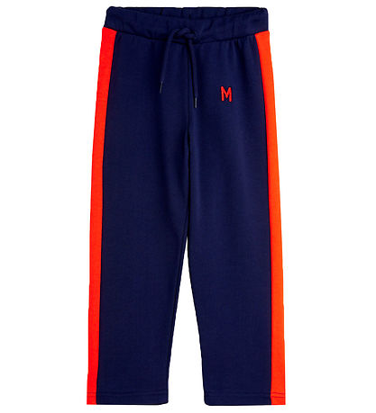 Mini Rodini Sweatpants - Panel - Blue