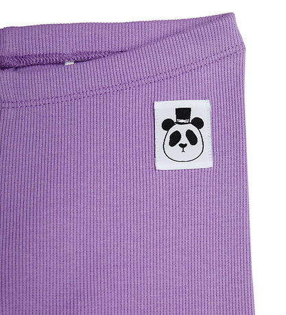 Mini Rodini Leggings - Rib - Purple