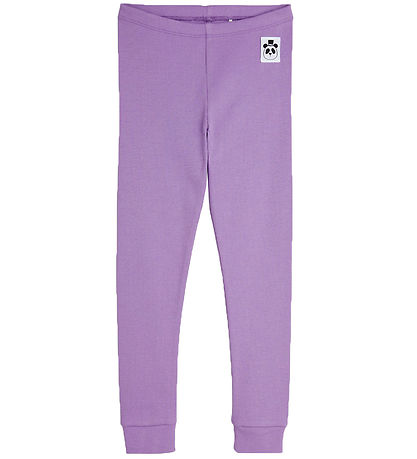 Mini Rodini Leggings - Rib - Purple