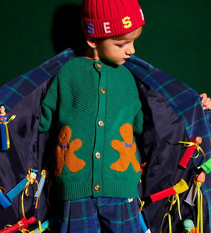 Bobo Choses Cardigan - Strick - Lebkuchen - Green