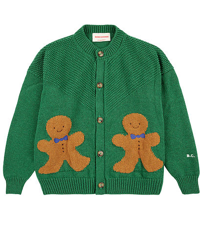 Bobo Choses Cardigan - Strick - Lebkuchen - Green