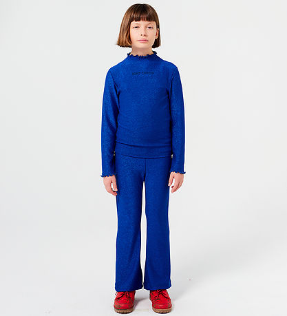 Bobo Choses Blouse - Turtle Neck - Navy Blue w. Glitter