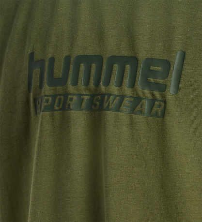 Hummel Stuttermabolur - hmlJr Base - Winter Moss