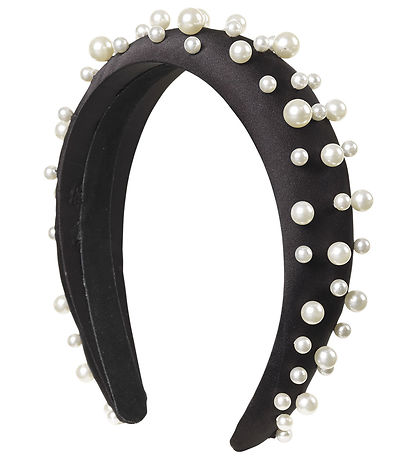 DAY ET Haarreifen - Pearl Perlen-Hari-Band - Black
