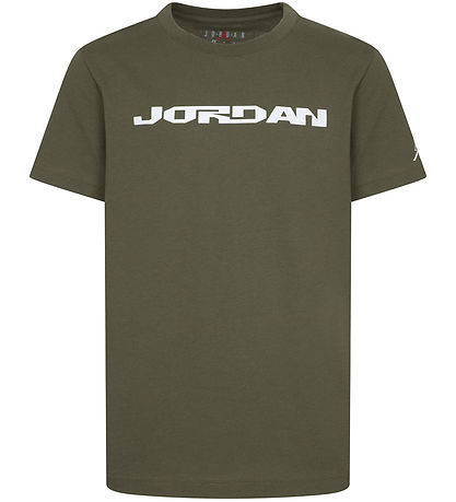 Jordan T-shirt - Medium+ Olive w. Print