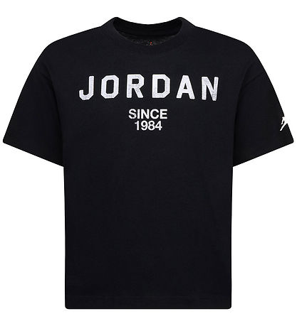 Jordan Stuttermabolur - Svart M. Prentað