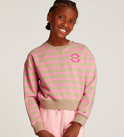Tommy Hilfiger Blússa - New York - Classic+ Drapplitað Bleikt Su