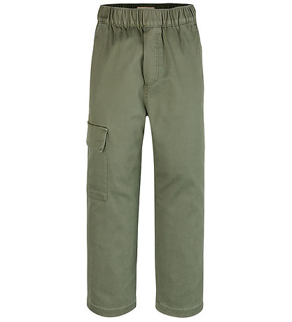 Calvin Klein Trousers - Twill Skater Cargo - Dusty Olive