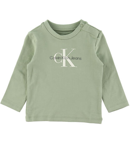 Calvin Klein Blússa - Monogram - Misty Vale