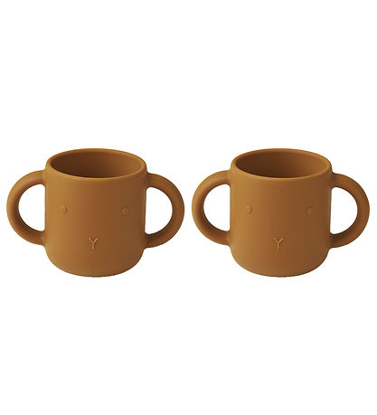 Liewood Becher - Silikon - Gene - 2er-Pack - Rabbit Mustard