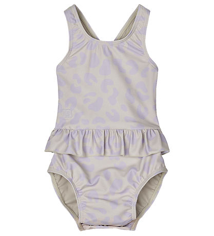 Liewood Swimsuit - Amina Baby - UV40+ - Leo/Misty Lilac