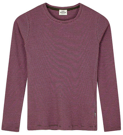 Mads Nørgaard Bluse - Rib - Talino - Rosinen/Carmine Rose