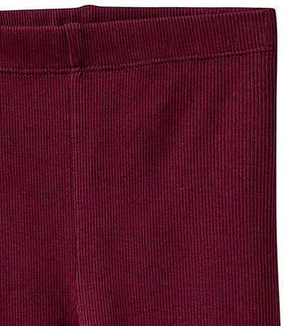 Sofie Schnoor Leggings - Rib - Nalinesb - Burgundy
