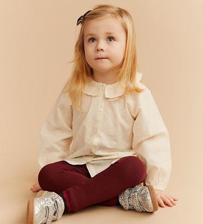 Sofie Schnoor Leggings - Rib - Nalinesb - Burgundy