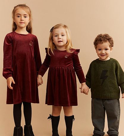 Sofie Schnoor Kleid - Ritasb - Burgundy
