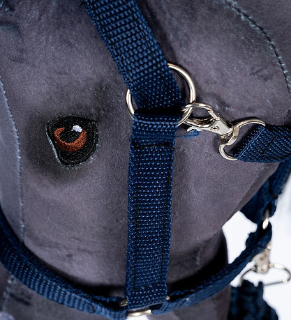 by ASTRUP Halter and Pull Rope For Hobby Horse - Blue