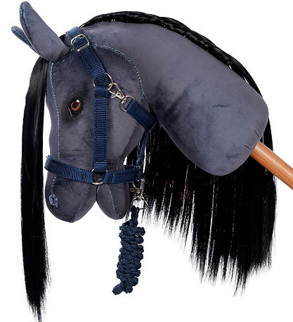 by ASTRUP Halter and Pull Rope For Hobby Horse - Blue