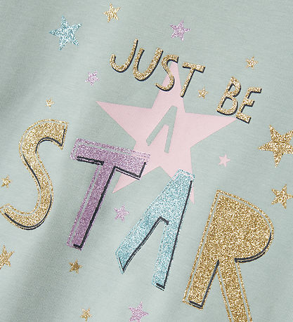 Name It Blouse - NmfVix - Gray Mist/Just Be A Star
