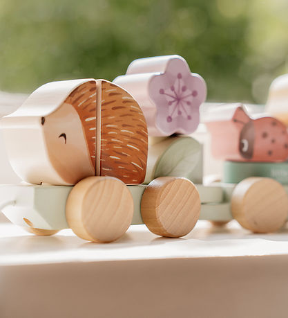 Little Dutch Stack train - Wood - 15 Parts - Fairy Garden