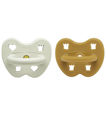 Hevea Schnuller - 3-36 Mt. - 2er-Pack - Naturgummi - Arctic Ambe