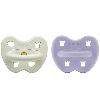 Hevea Schnuller - 3-36 Mt. - 2er-Pack - Naturgummi - Twilight Di