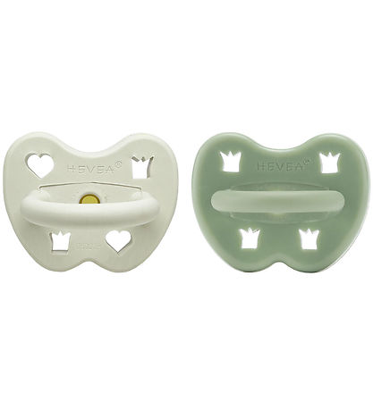 Hevea Schnuller - 3-36 Mt. - 2er-Pack - Naturgummi - Kiefernwies