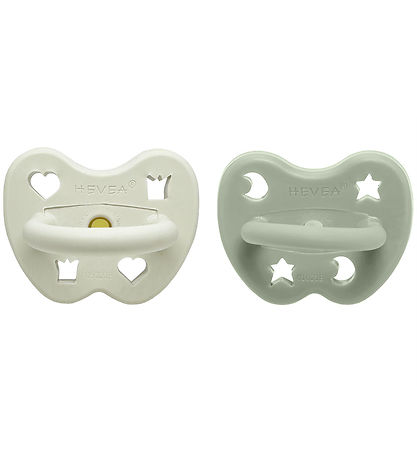 Hevea Schnuller - 3-36 Mt. - 2er-Pack - Naturgummi - Kiefernwies